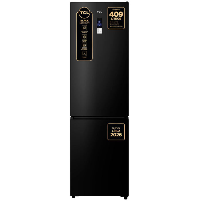 Refrigerador Bottom Freezer TCL 409L No Frost P409BFB