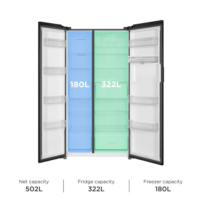 Refrigerador Side By Side No Frost 503L P520SBBW