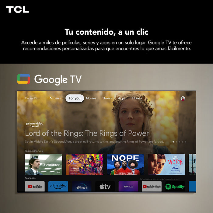 Smart TV 98" TCL 4K UHD QLED 98P8K