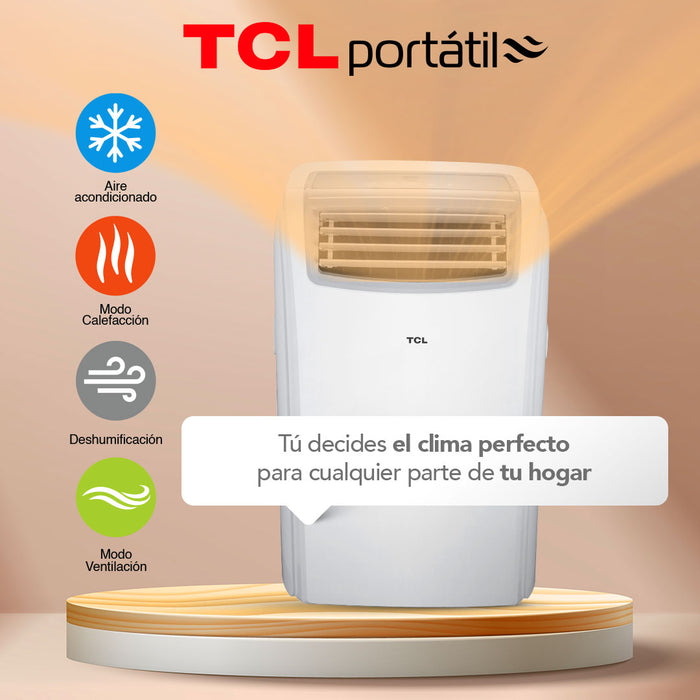 Aire Acondicionado Frio-Calor Portátil TCL 12.000btu 4en1