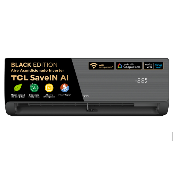 Aire Acondicionado Inverter SaveIN Black AI 18000 BTU WIFI