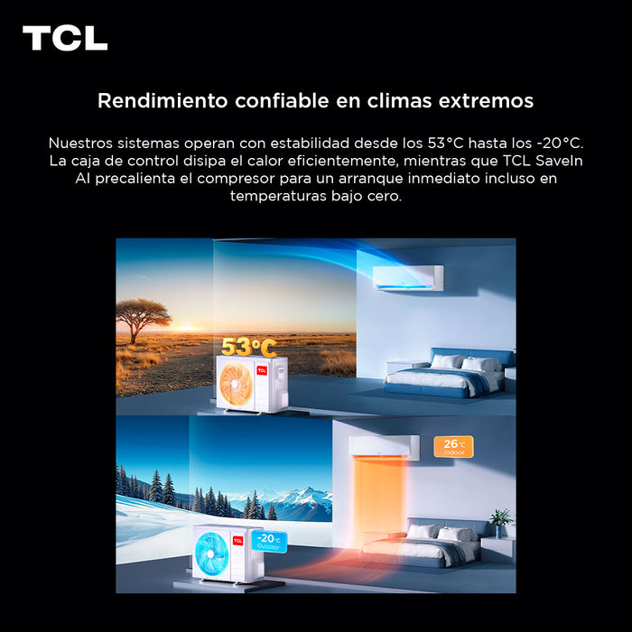 Aire Acondicionado Inverter SaveIN Black AI 18000 BTU WIFI