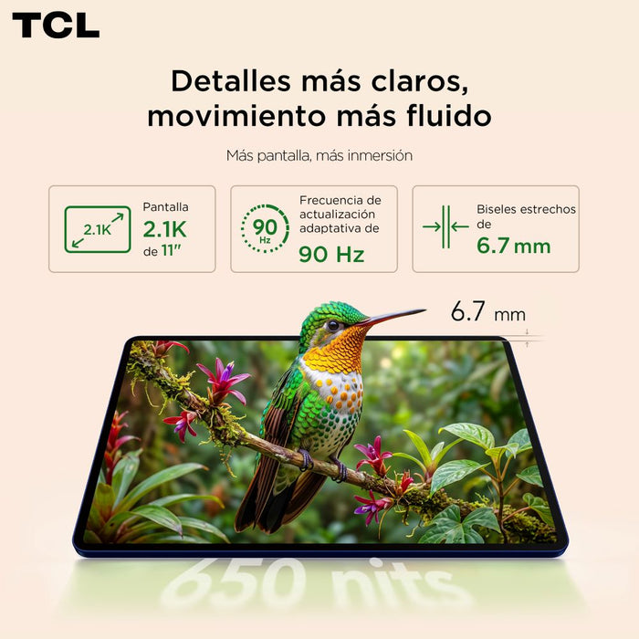 TAB A1 128GB / 6GB Octa Core 11" 2.1k 90Hz + Funda