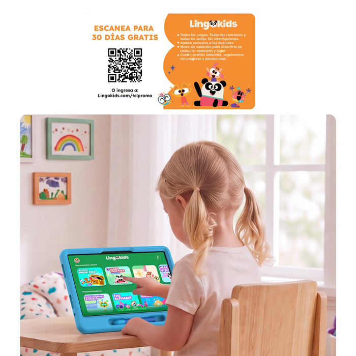 TAB A1 KIDS 128GB / 6GB Octa Core 11" 2.1k 90Hz + Protector y lapiz para niños