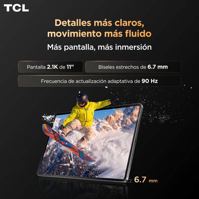 TAB A1 NXTPAPER 256GB / 6GB Octa Core 11" 2.1k 90Hz + Lapiz + Funda