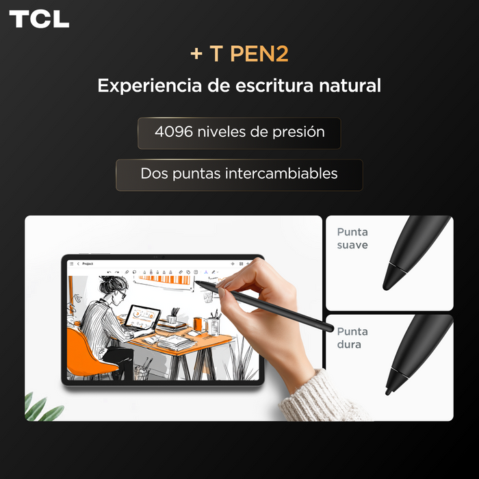TAB A1 NXTPAPER 256GB / 6GB Octa Core 11" 2.1k 90Hz + Lapiz + Funda