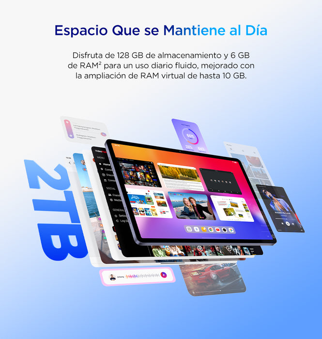 TAB A1 Plus 128GB / 6GB Octa Core 12.2" 2.4k 120Hz + Funda