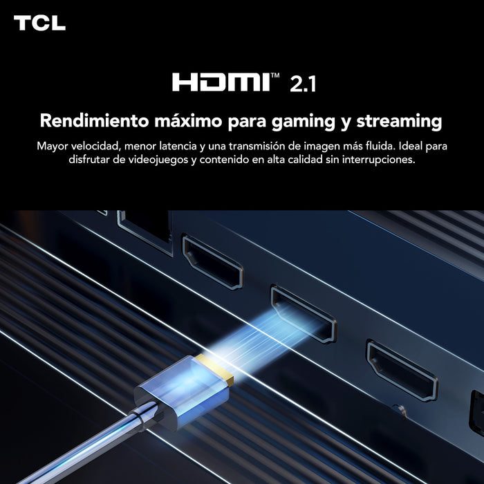 Smart TV 85" TCL 4K UHD QLED 85T6C