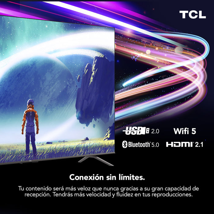 LED 75" TCL 75P735 4K HDR Smart TV Google TV