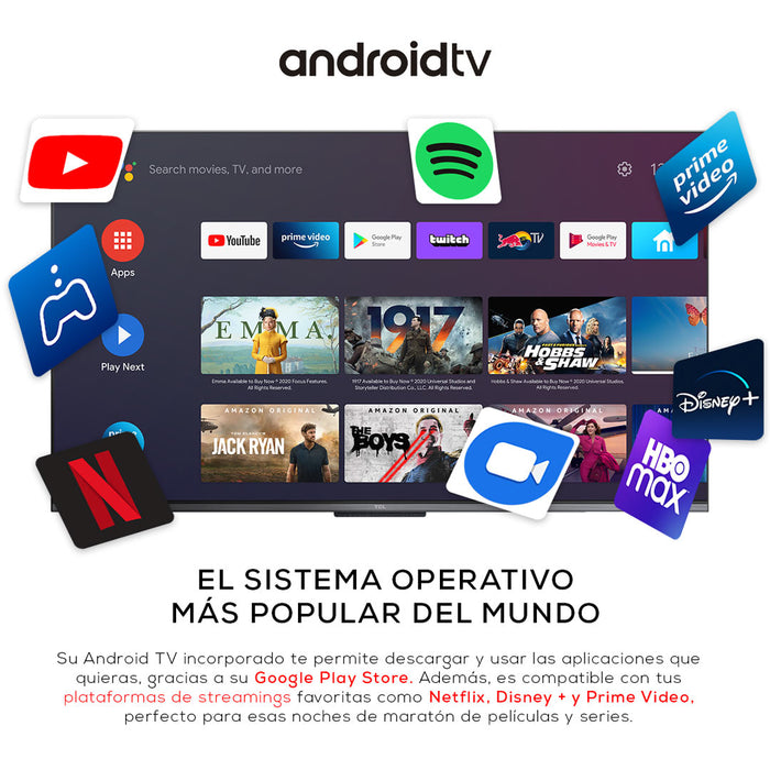 LED 55" TCL 55P725 4K HDR Smart TV Android