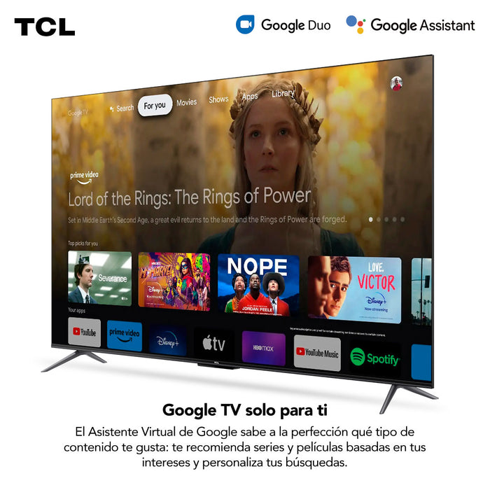 LED 85" TCL 85P745 4K HDR Smart TV Google TV