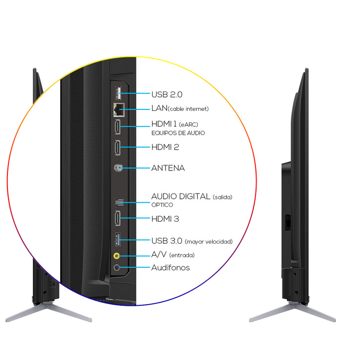 LED 55" TCL 55P725 4K HDR Smart TV Android