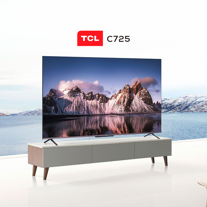 QLED 55" TCL 55C725 4K HDR Smart TV Google TV