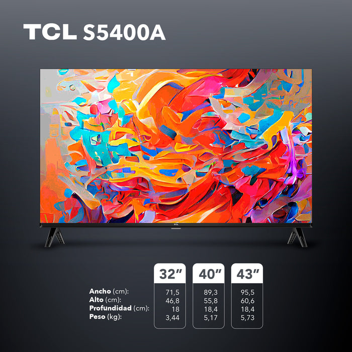 LED 40" TCL 40S5400A Full HD Smart TV Android